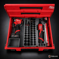 Insert 3D Toolixo grand format Milwaukee M12 avec douilles et accessoires