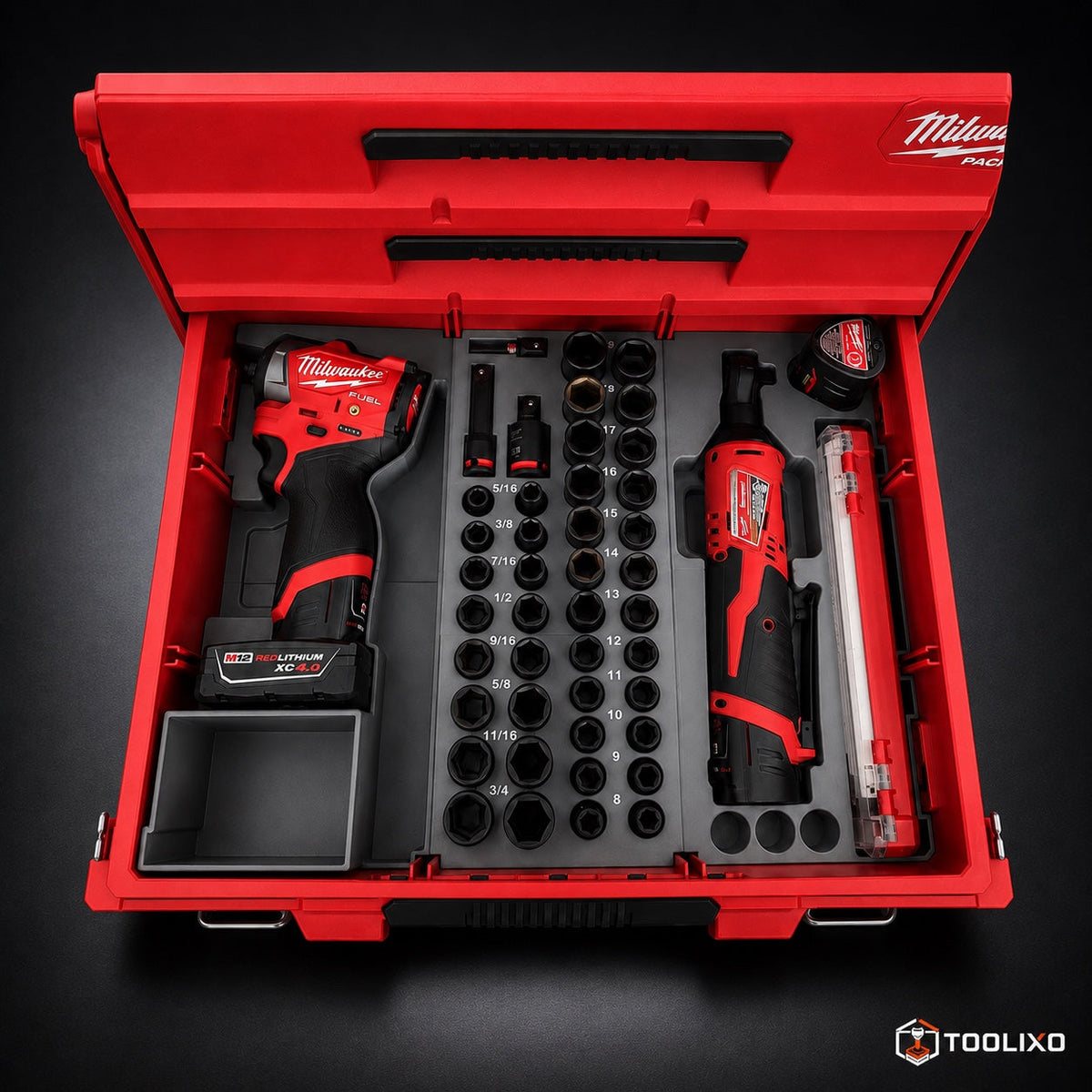 Rangement TOOLIXO pour outils Milwaukee